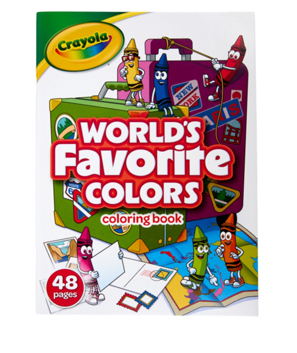 Picture of Crayola 48 pg World's Favorite Colors Coloring Book