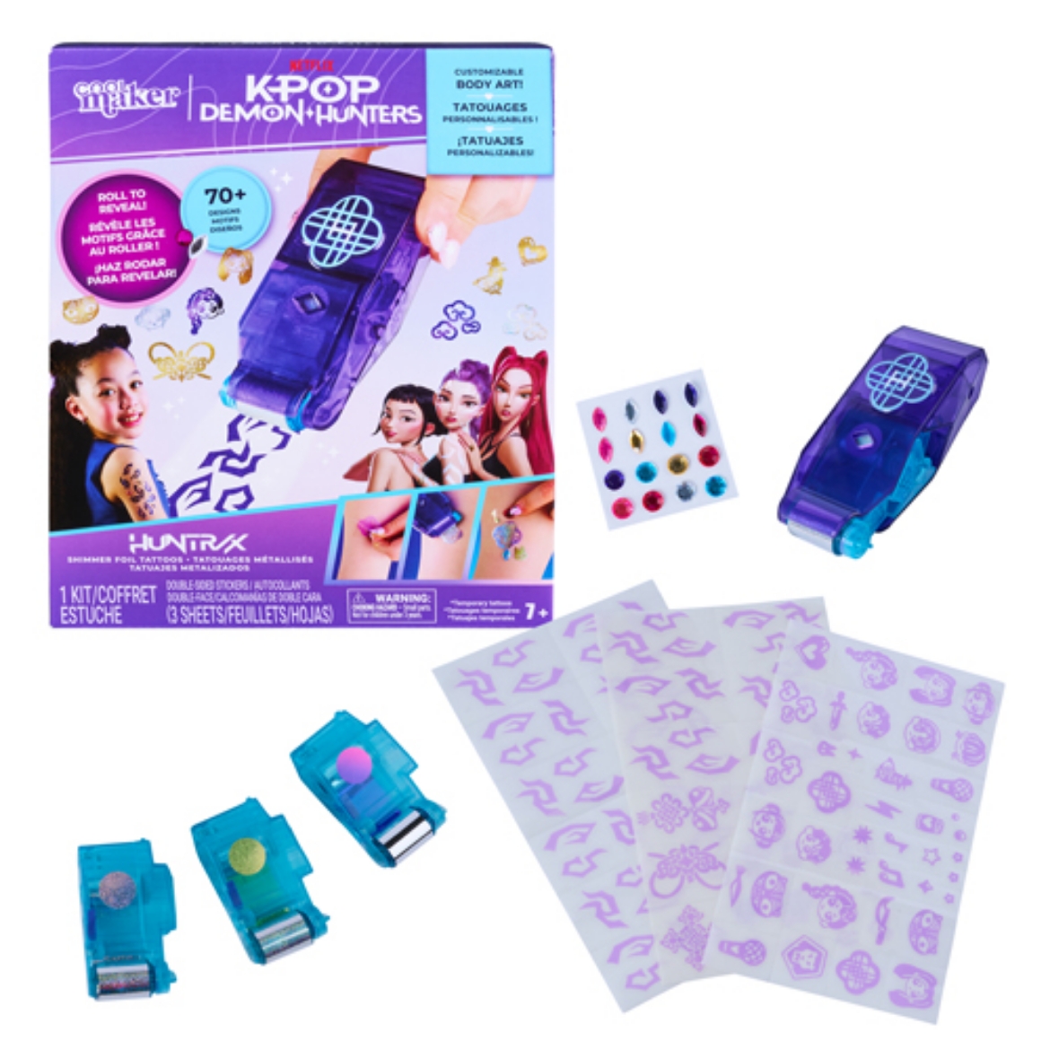 Picture of Cool Maker Kpop Demon Hunters - Body Art Kit