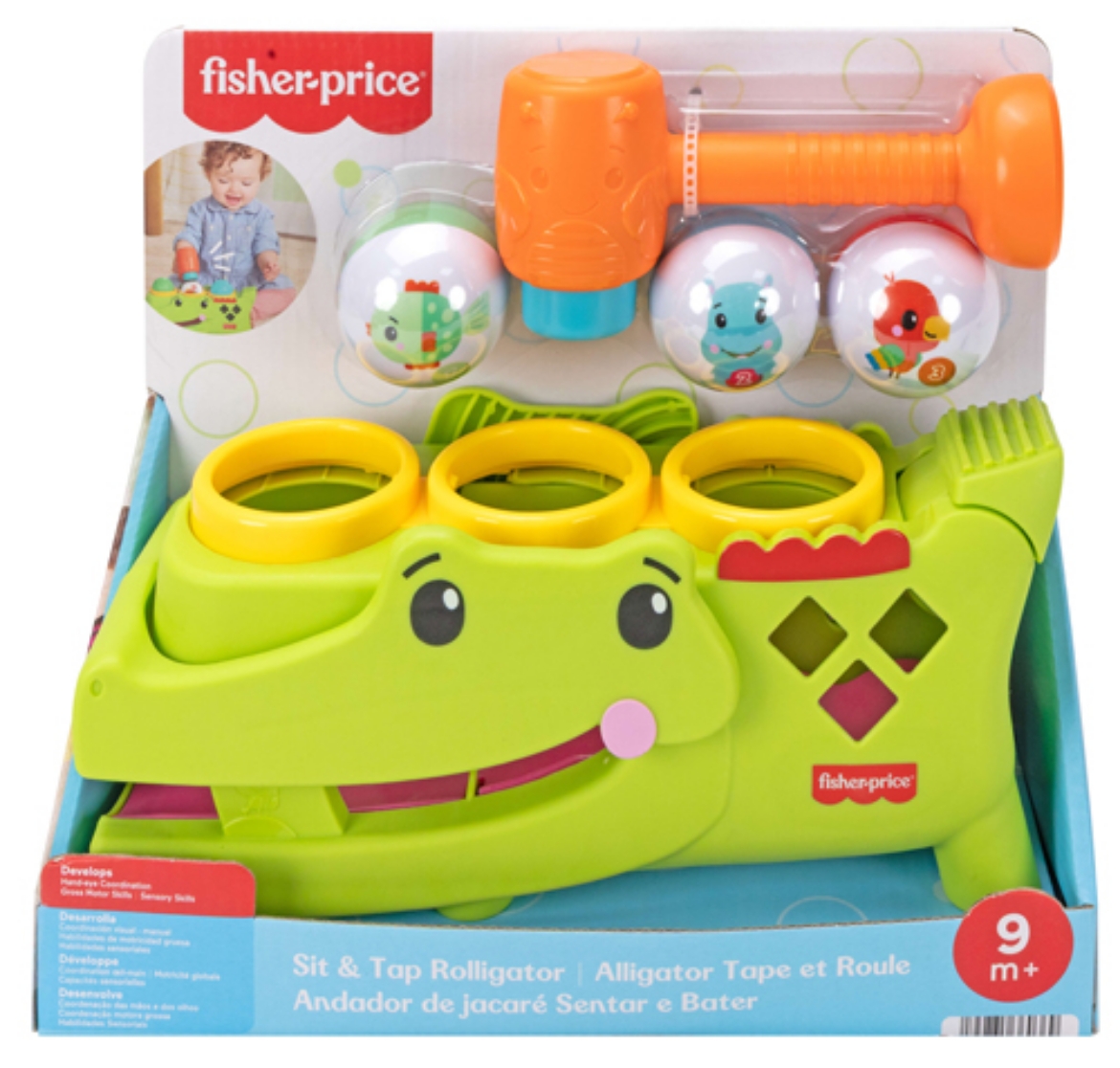 Picture of Fisher Price  Tap & Roll Alligator