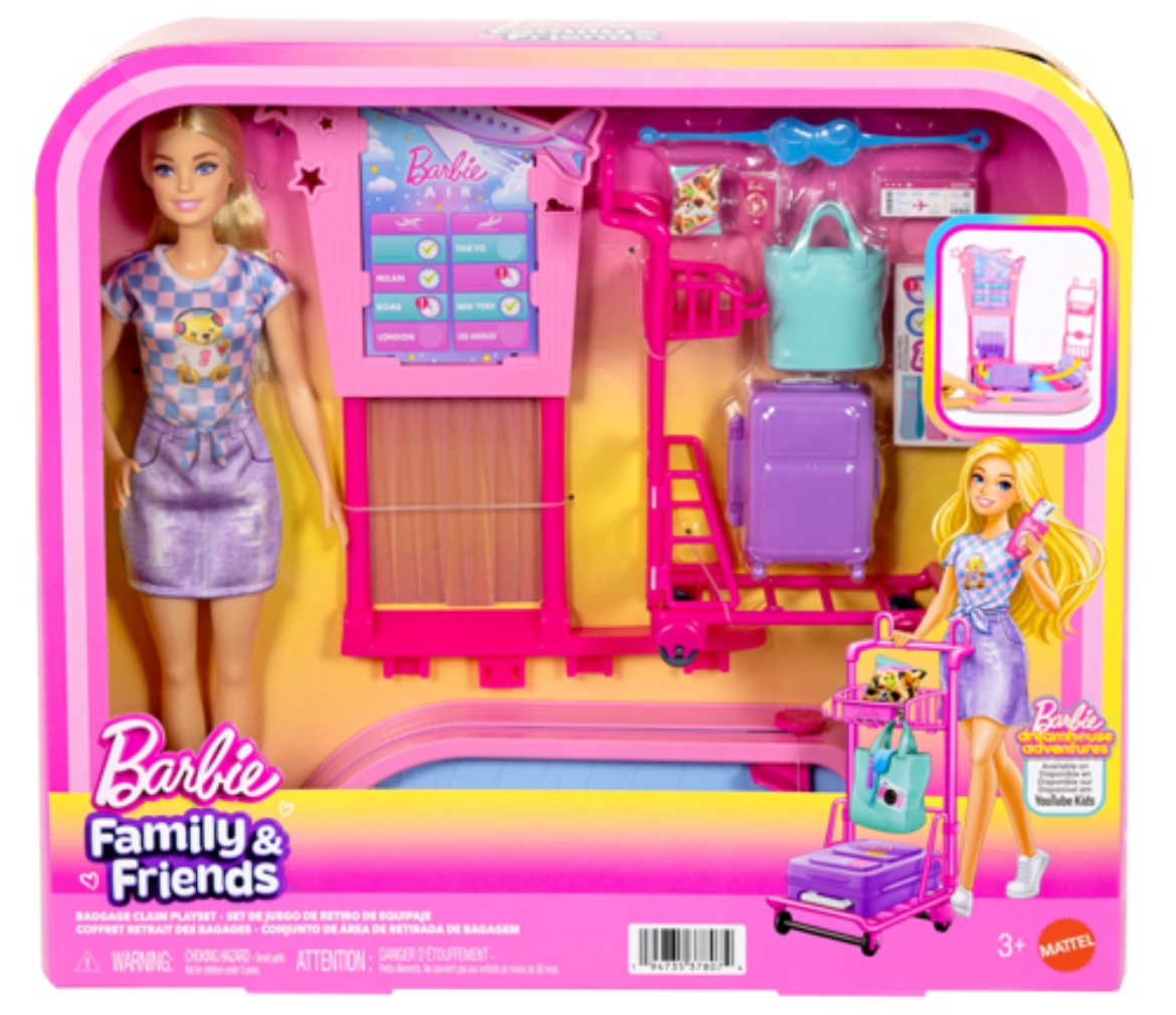 Picture of Barbie Travel Playset + Doll