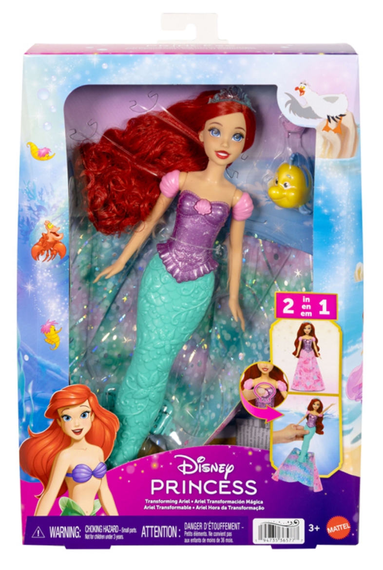 Picture of Disney Princess Ariel Transformation Doll