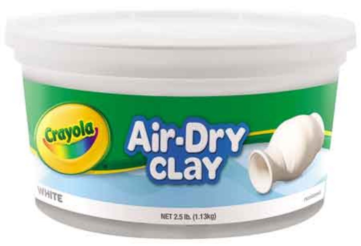 Picture of Crayola 1.13kg Air Dry Clay in Tub - White