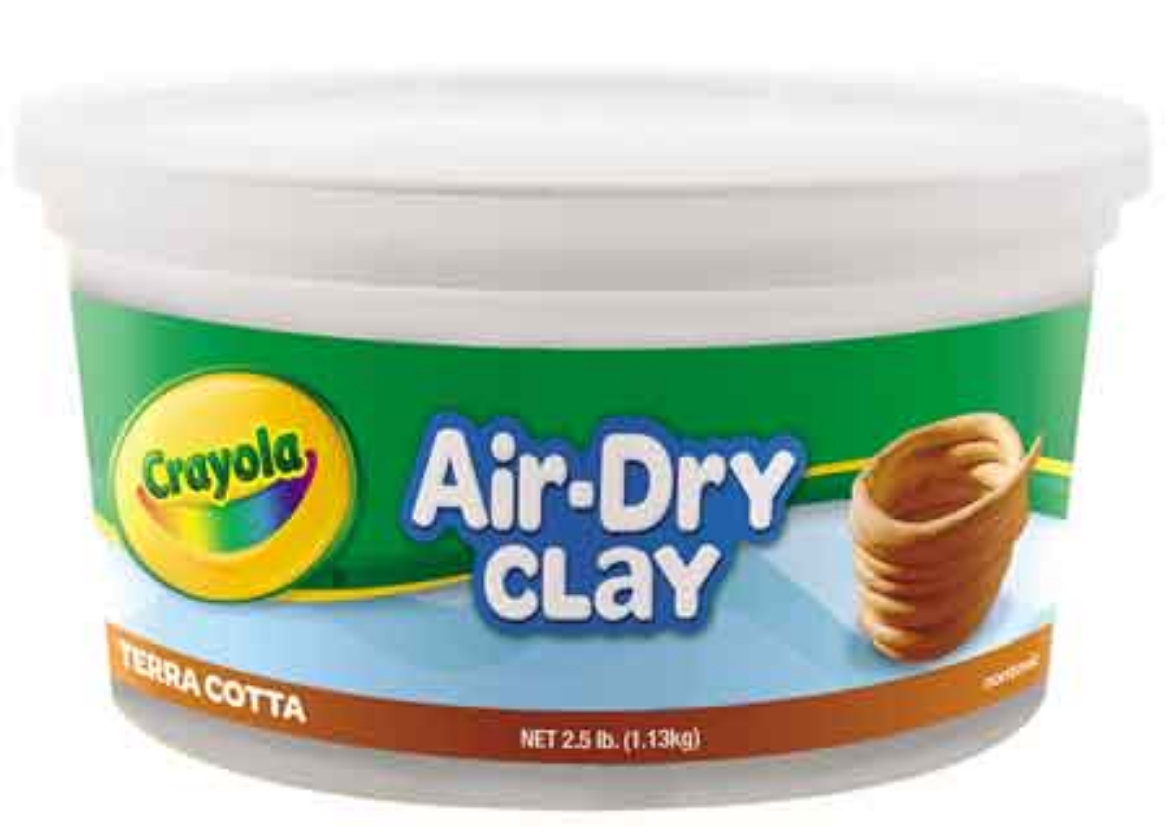 Picture of Crayola 1.13kg Air Dry Clay in Tub - Terracotta