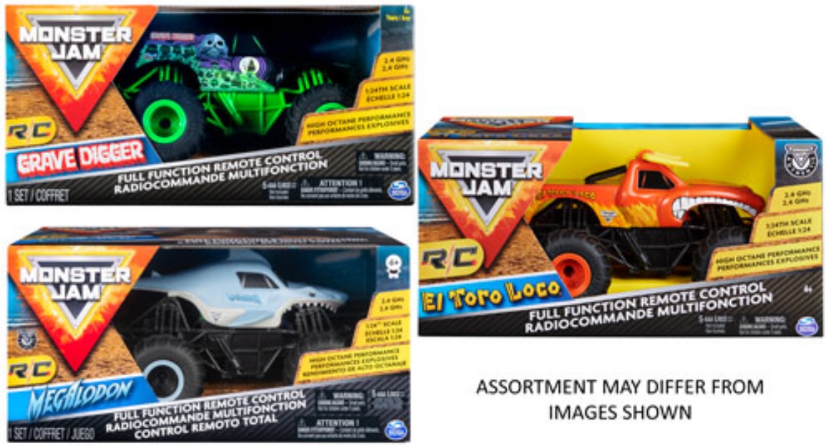 Picture of Monster Jam 1:24 Radio Control assorted