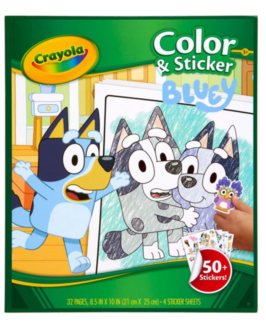Picture of Crayola Color & Sticker Book - Bluey