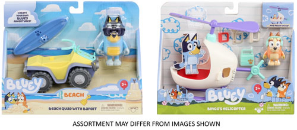 Picture of Bluey Series 9 Mini Vehicle & Figures assorted ( ONLY SOLD in Carton of 2 )