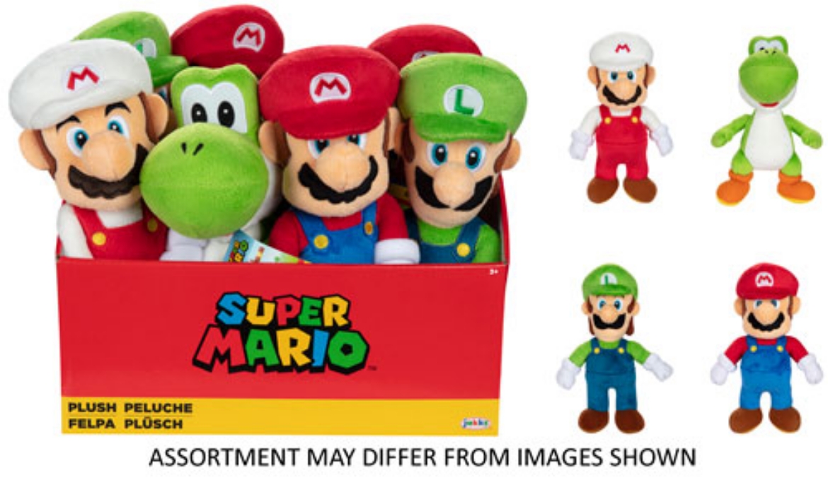 Picture of Nintendo Super Mario Plush assorted WAVE 2 ( ONLY SOLD in Display of 8 )