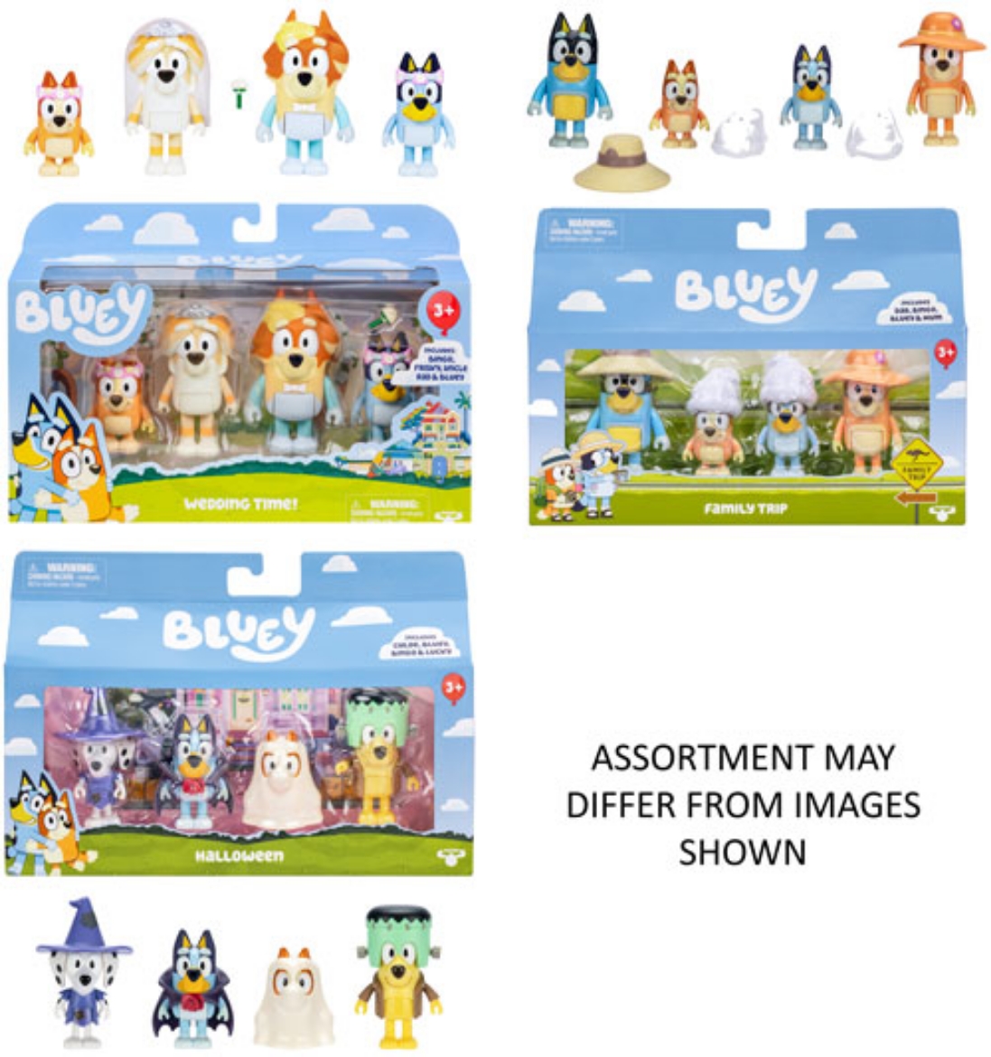 Picture of Bluey Series 11 Figure 4 Pack assorted ( ONLY SOLD in Carton of 4 )