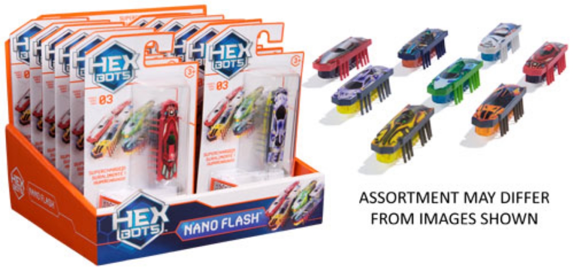 Picture of Hex Bots Flash Nano Single assorted ( ONLY SOLD in Display of 12 )