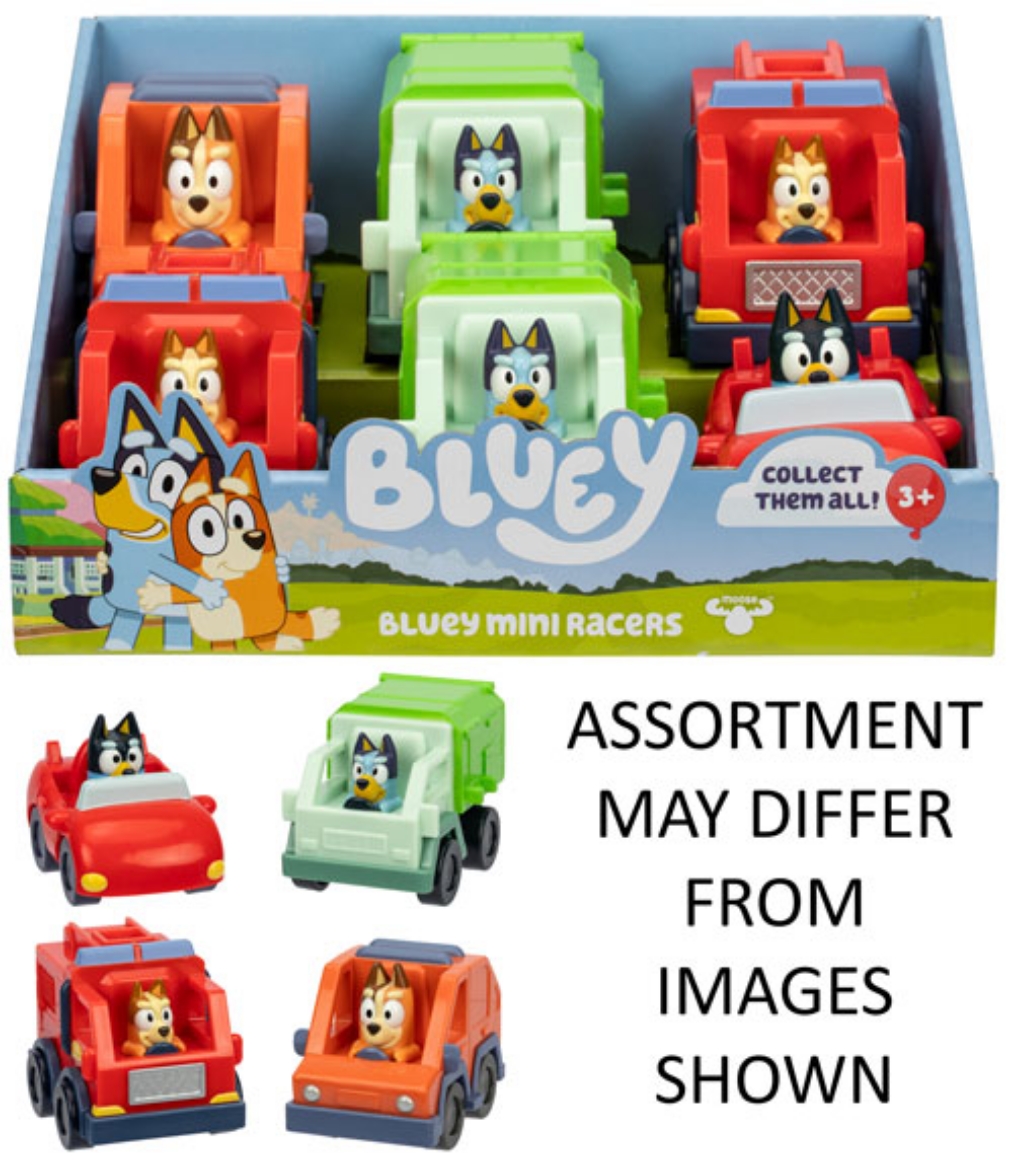 Picture of Bluey Mini Racers assorted ( ONLY SOLD in Display of 6 )