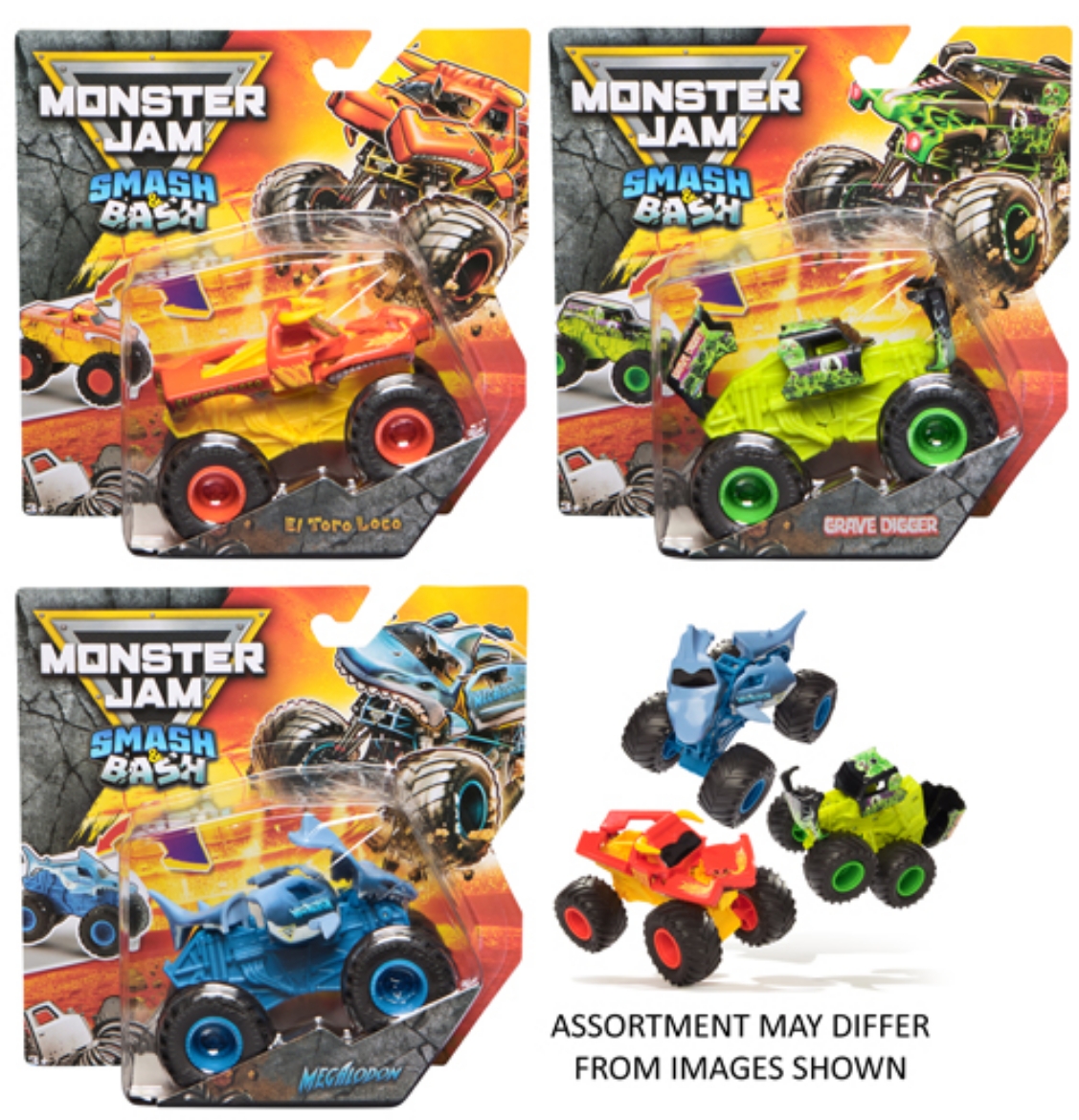 Picture of Monster Jam 1:64 Smash & Bash assorted ( ONLY SOLD in Carton of 3 )
