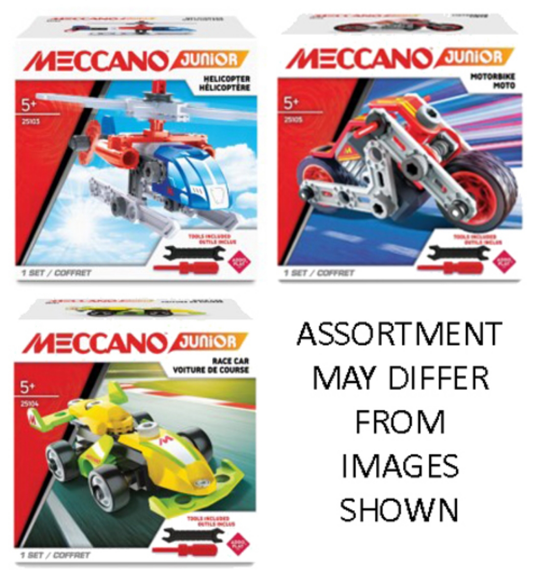 Picture of Meccano Builders Action Builds assorted ( ONLY SOLD in Carton of 4 )