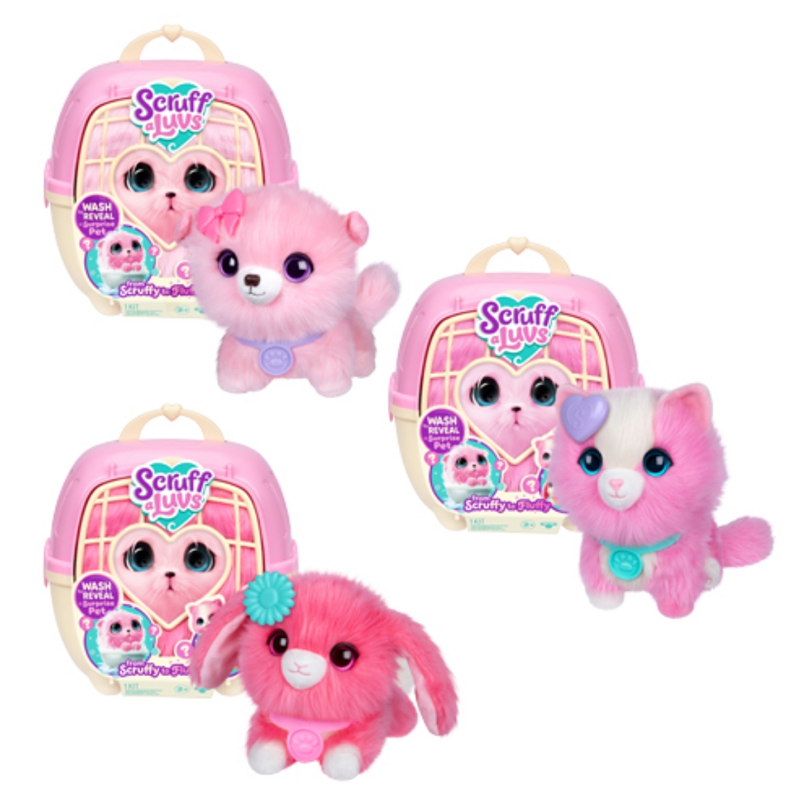 Picture of Scruff-A-Luvs Series 1 Single Pack PINK assorted ( ONLY SOLD in Carton of 2 )