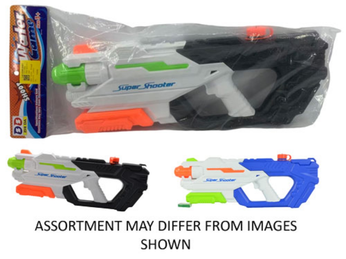 Picture of Pump Water Gun Super Shooter 60cm Poly Bag 2 assorted