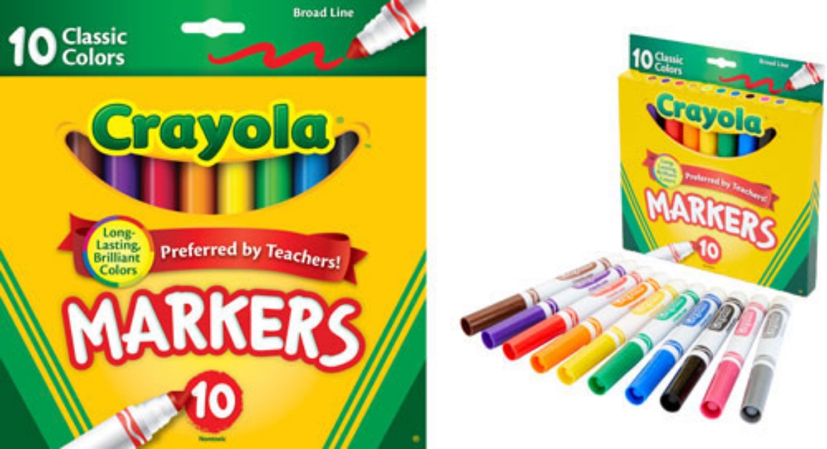 Picture of Crayola 10pk Classic Broadline Markers