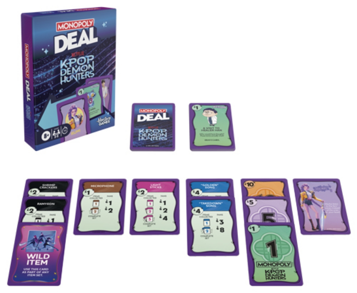 Picture of Monopoly Deal KPOP Demon Hunters