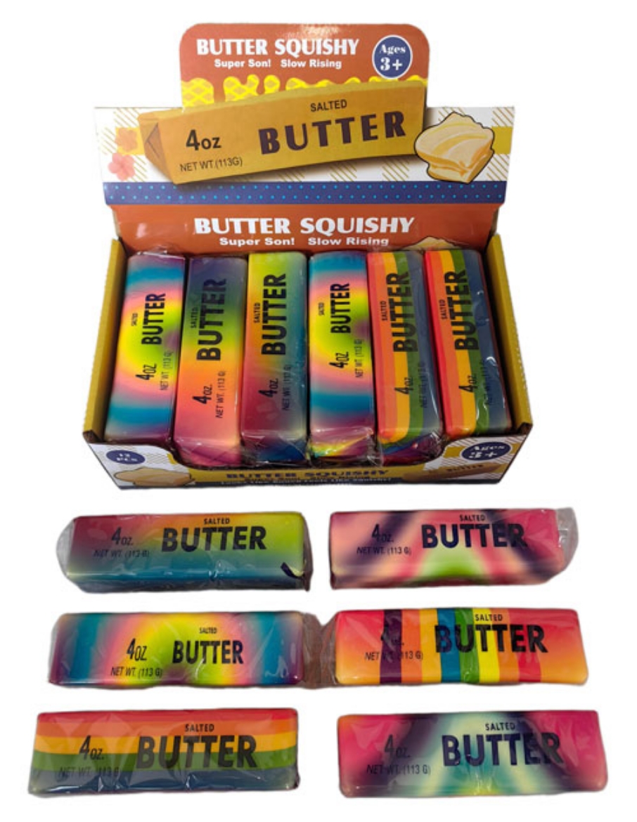 Picture of Squishy Tie-Dye Butter ( ONLY SOLD in Display of 12 )