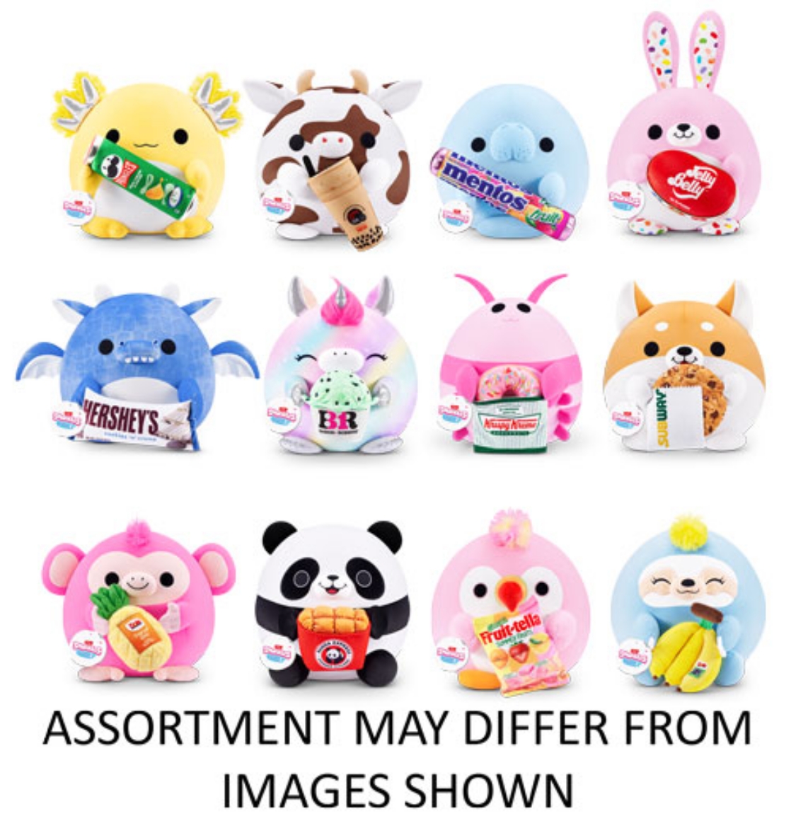 Picture of ZURU Snackles Core Licensed 14" Series 2 Wave 2 assorted ( ONLY SOLD in Carton of 6 ) ( was RRP $44.99 )