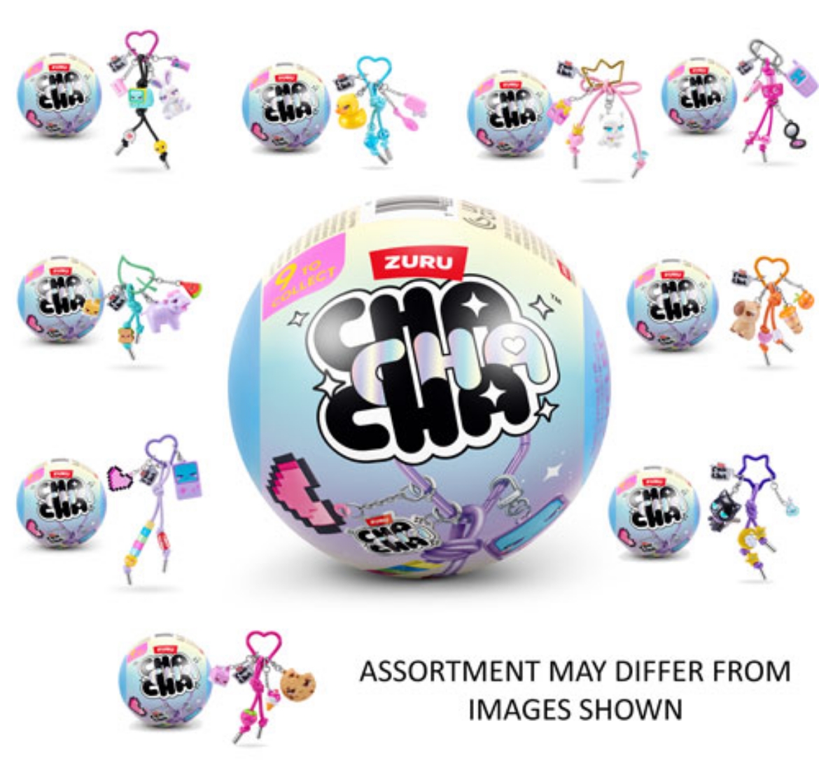 Picture of ZURU ChaChaCha DIY Bag Charms Series 1 assorted ( ONLY SOLD in Display of 24 )