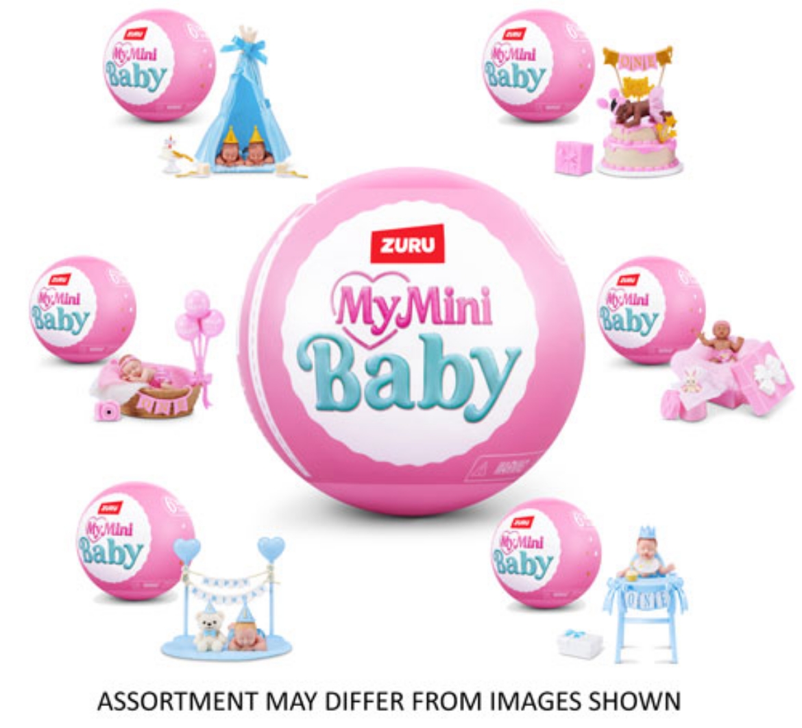 Picture of ZURU My Mini - Baby Birthday Series 1 Assorted ( ONLY SOLD in Display of 24 )