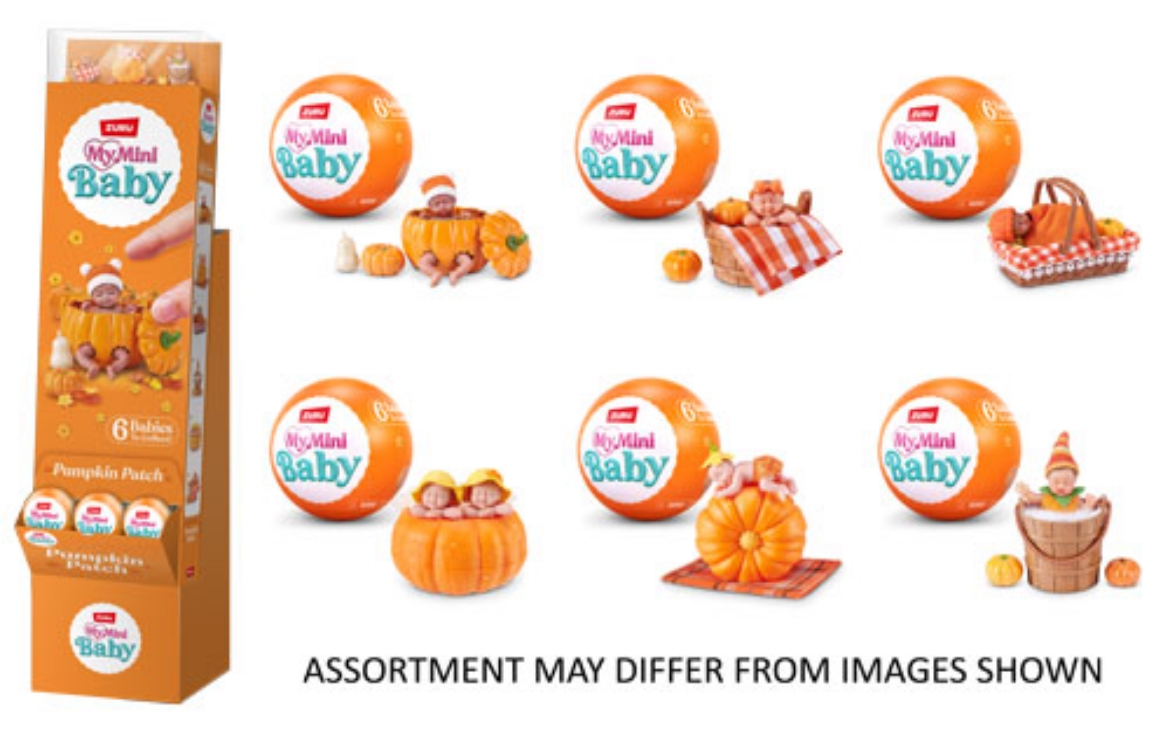 Picture of ZURU My Mini - Baby Pumpkin Patch Series 1 Assortment ( ONLY SOLD in Display of 25 )
