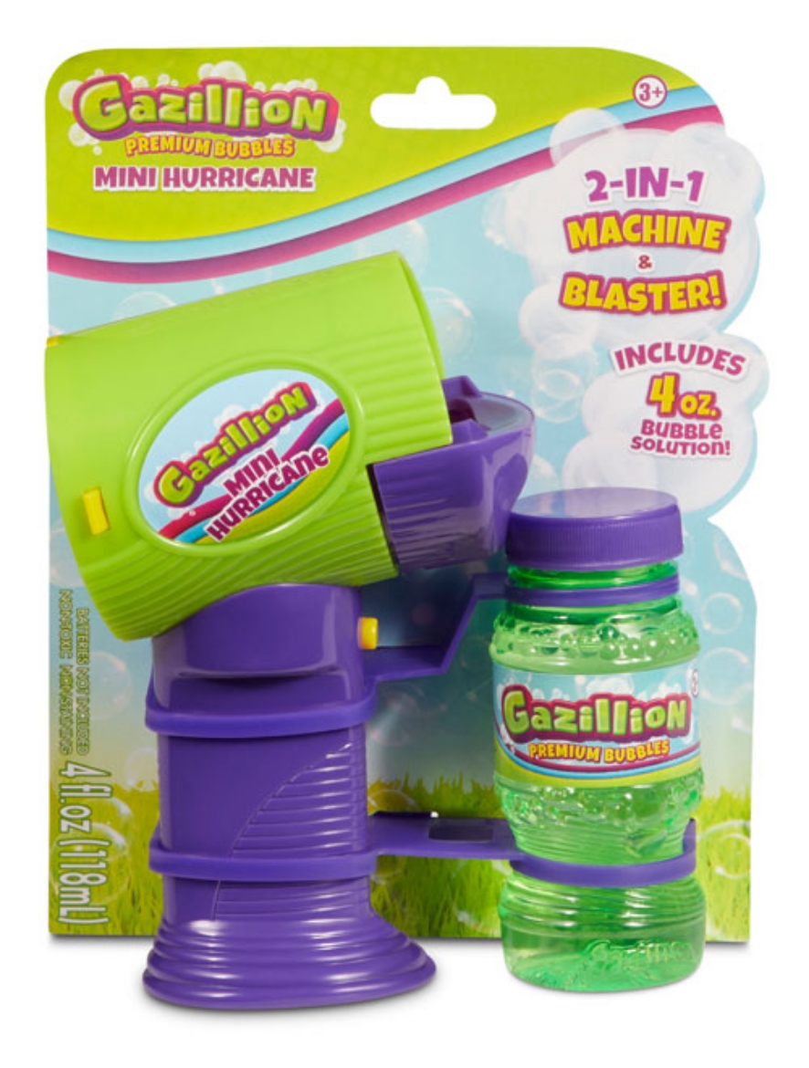 Picture of Gazillion Bubbles Mini Hurricane 2 in 1 Blaster