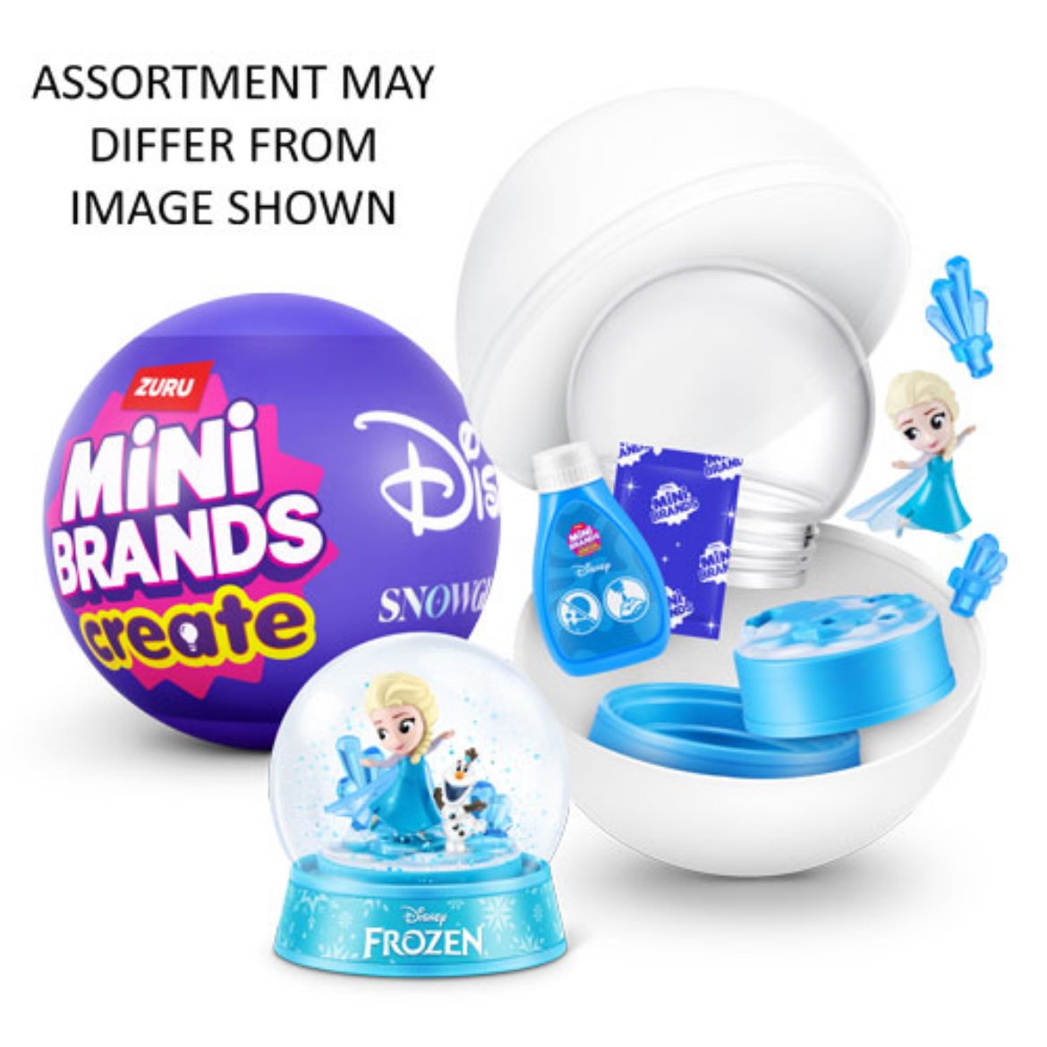 Picture of ZURU Mini Brands Create - Disney Snow Globes Series 1  ( ONLY SOLD in Display of 60 )