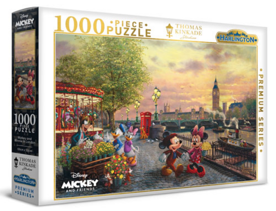 Picture of Thomas Kinkade 1000pce Premium Puzzle - Mickey/Minnie London