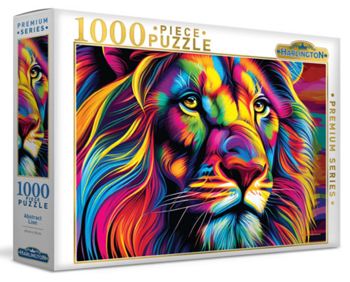 Picture of Harlington 1000pce Premium Puzzle - Abstract Lion