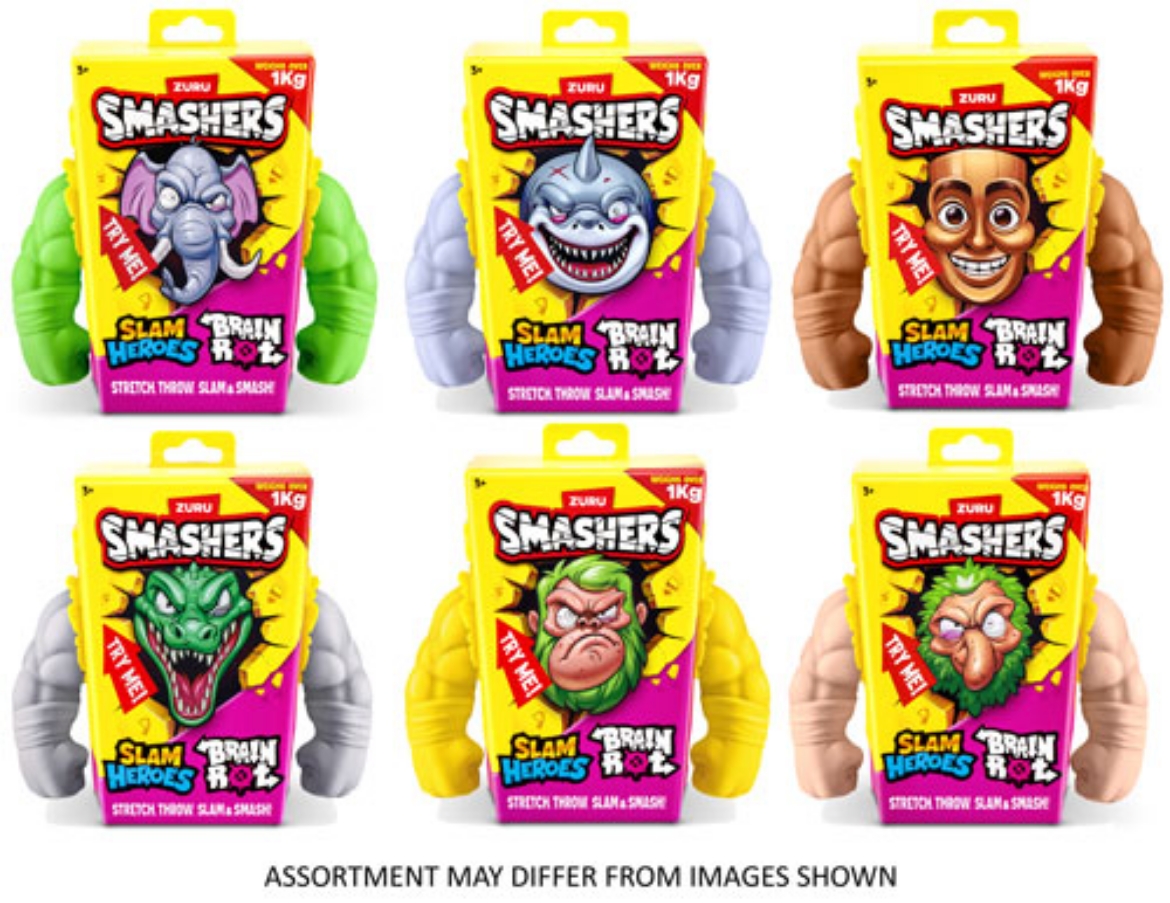 Picture of ZURU Smashers Slam Heroes - Brainrot assorted ( ONLY SOLD in Carton of 6 )
