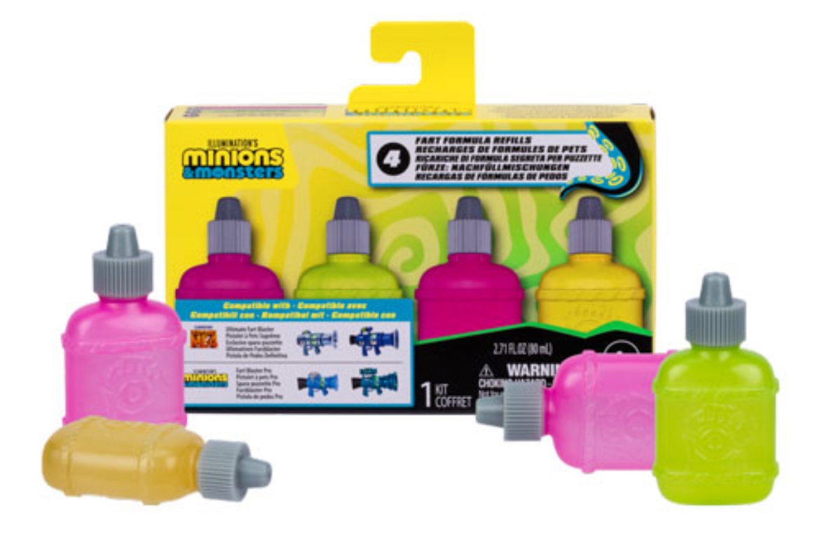 Picture of Minions 3 Ultimate Fart Blaster Refill 4 Pack