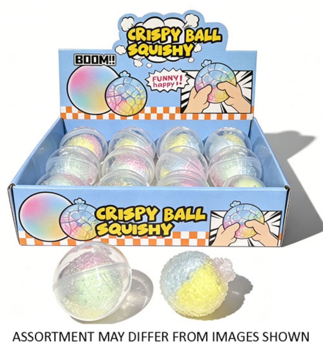 Picture of Squishy Icy Textured Multi-Colour Ball assorted ( ONLY SOLD in Display of 12 )