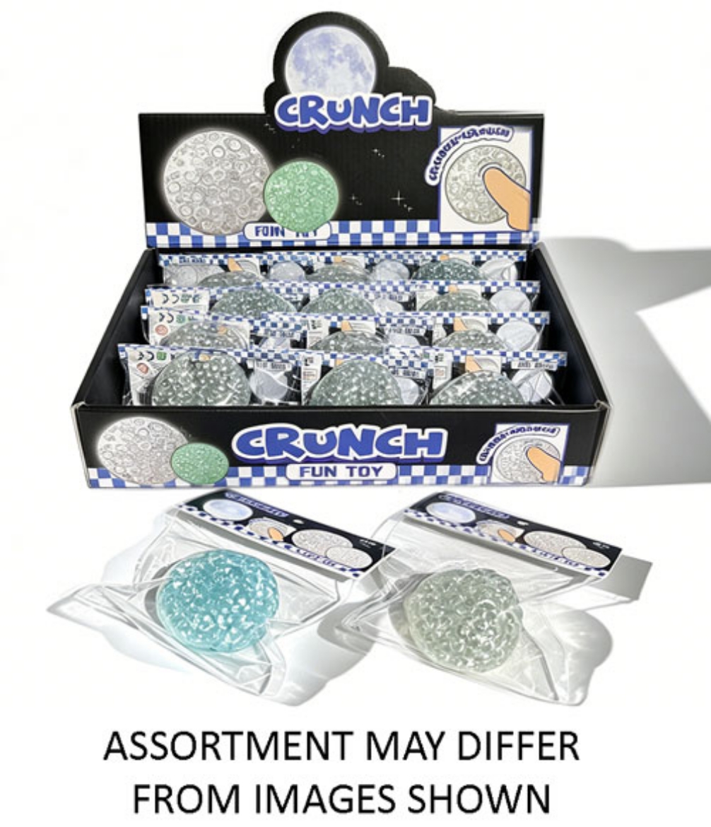 Picture of Squishy Crunchy Glass Beads Balls assorted ( ONLY SOLD in Display of 12 )