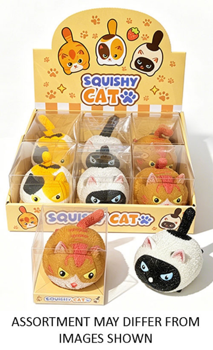 Picture of Squishy Cats assorted ( ONLY SOLD in Display of 6 )
