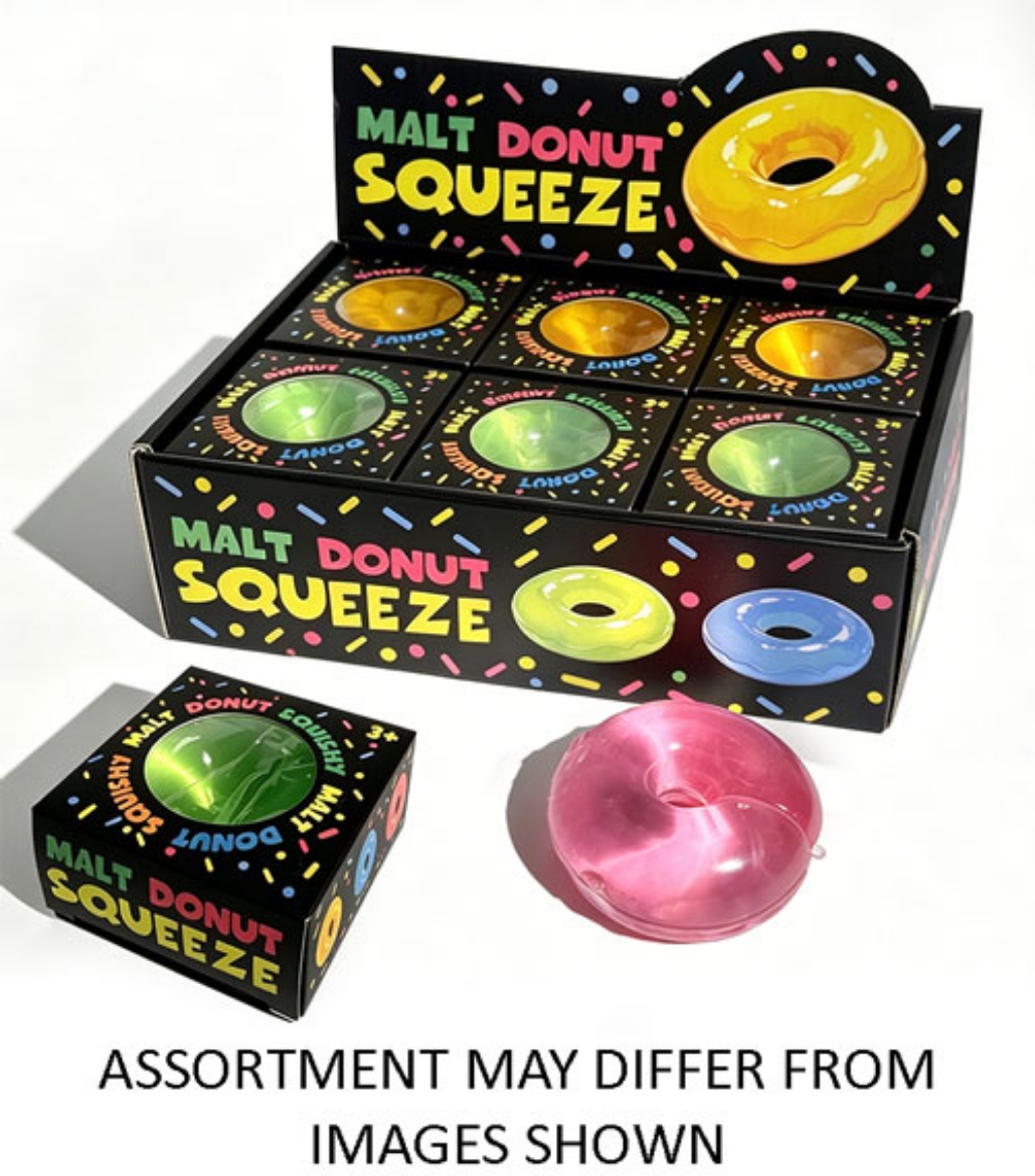 Picture of Squishy Sugar Translucent Donuts assorted ( ONLY SOLD in Display of 12 )