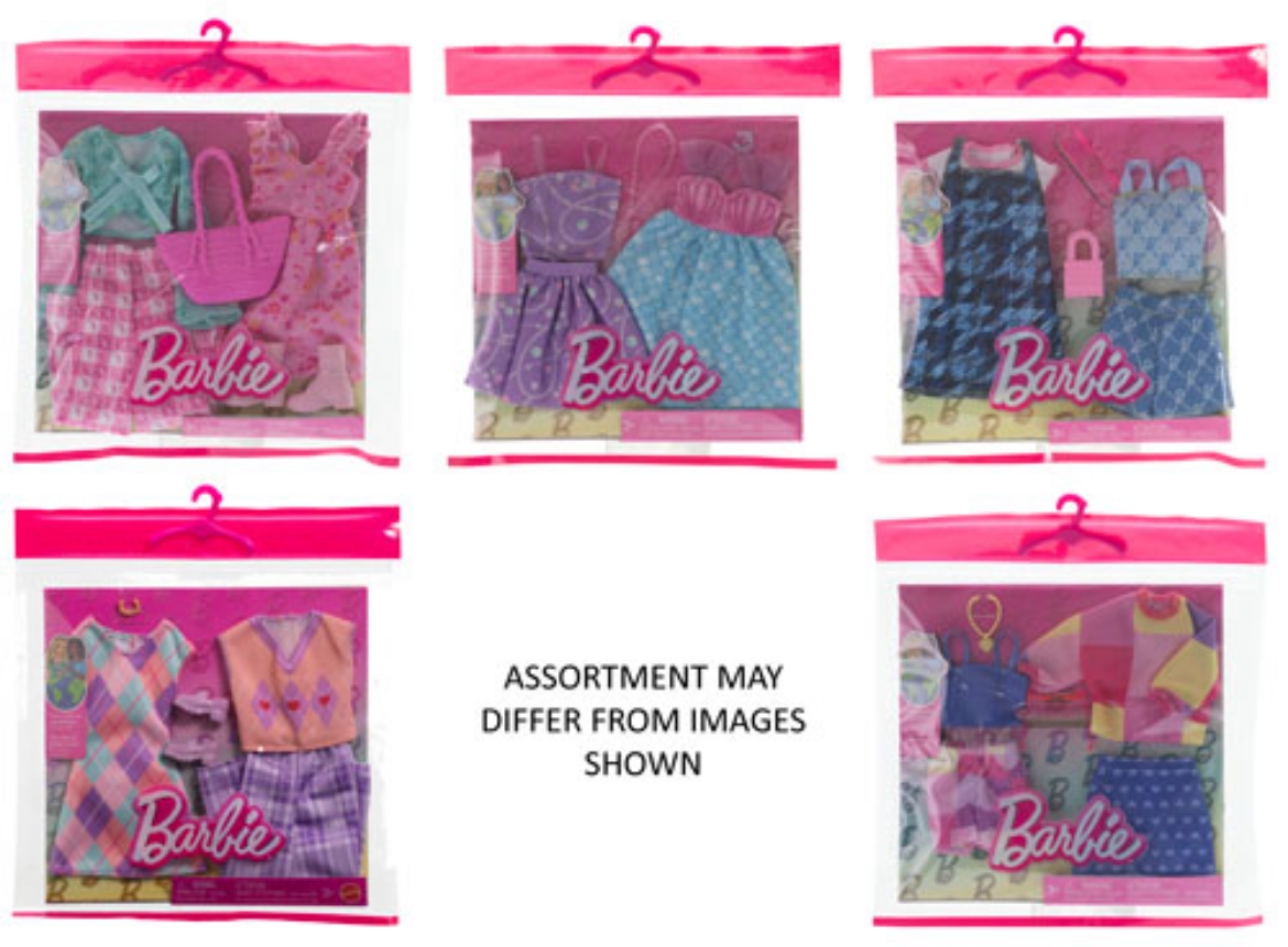 Picture of Barbie Fashion 2pk assorted ( ONLY SOLD in Display of 8 )
