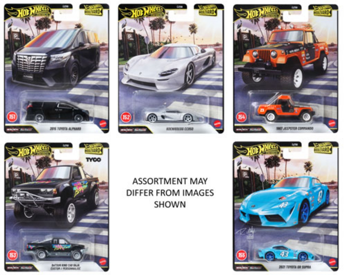 Picture of Hot Wheels Boulevard Vehicle assorted ( ONLY SOLD in Carton of 10 )