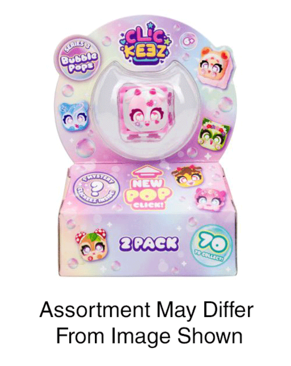 Picture of Clickeez Series 3 Bubble Pops 2 Pack assorted ( ONLY SOLD in Display of 12 )
