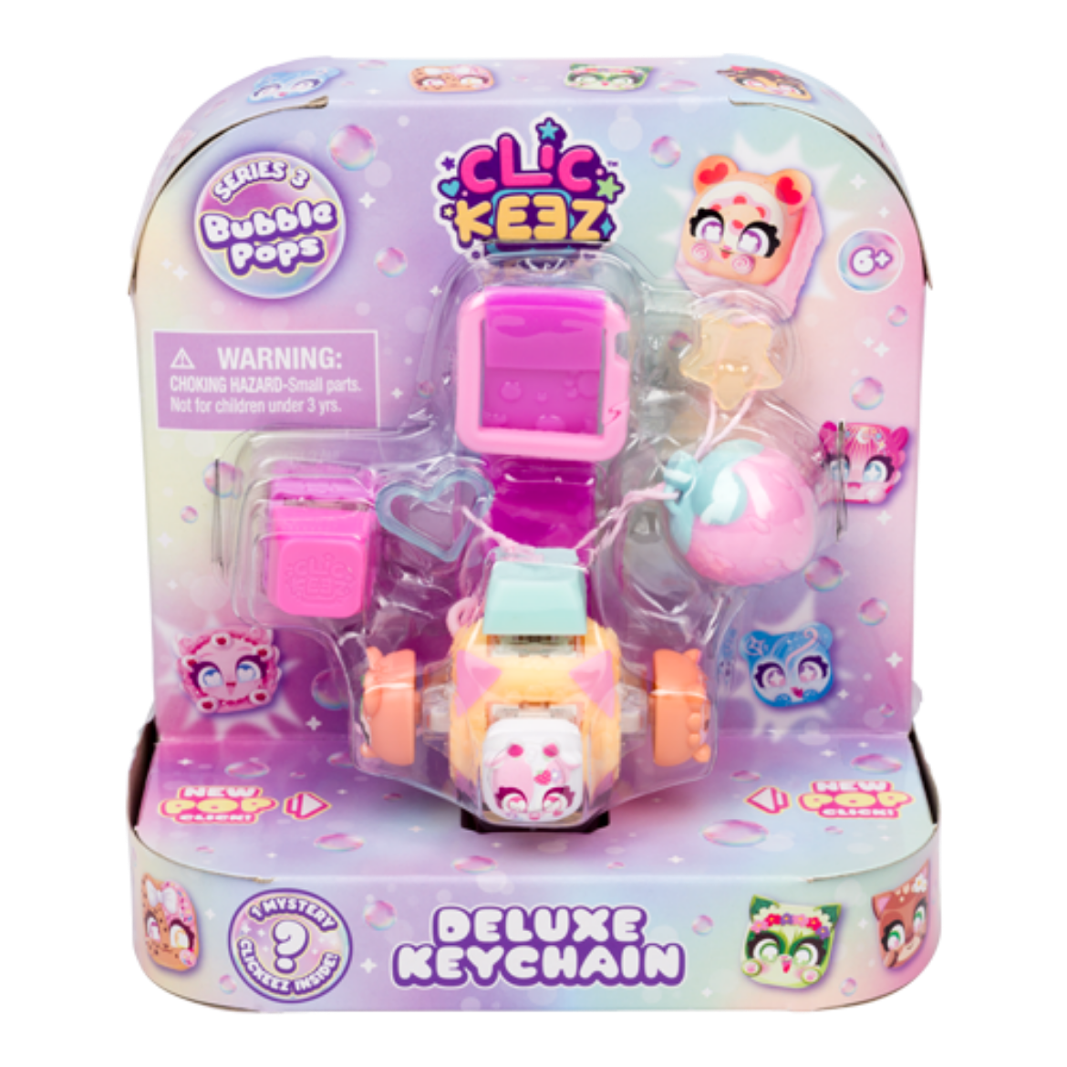 Picture of Clickeez Series 3 Bubble Pops -  Deluxe Keychain