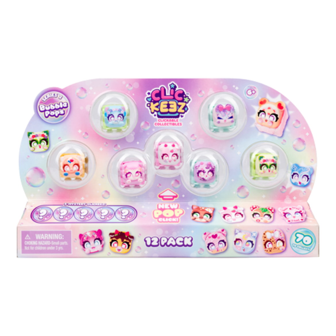 Picture of Clickeez Series 3 Bubble Pops - 12 Pack