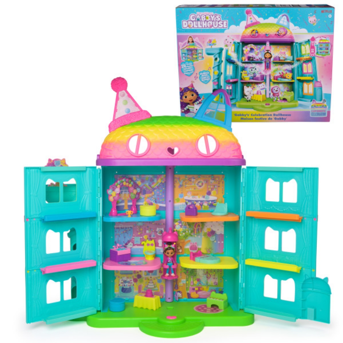 Picture of Gabby's Dollhouse Purrfect Dollhouse - Celebration