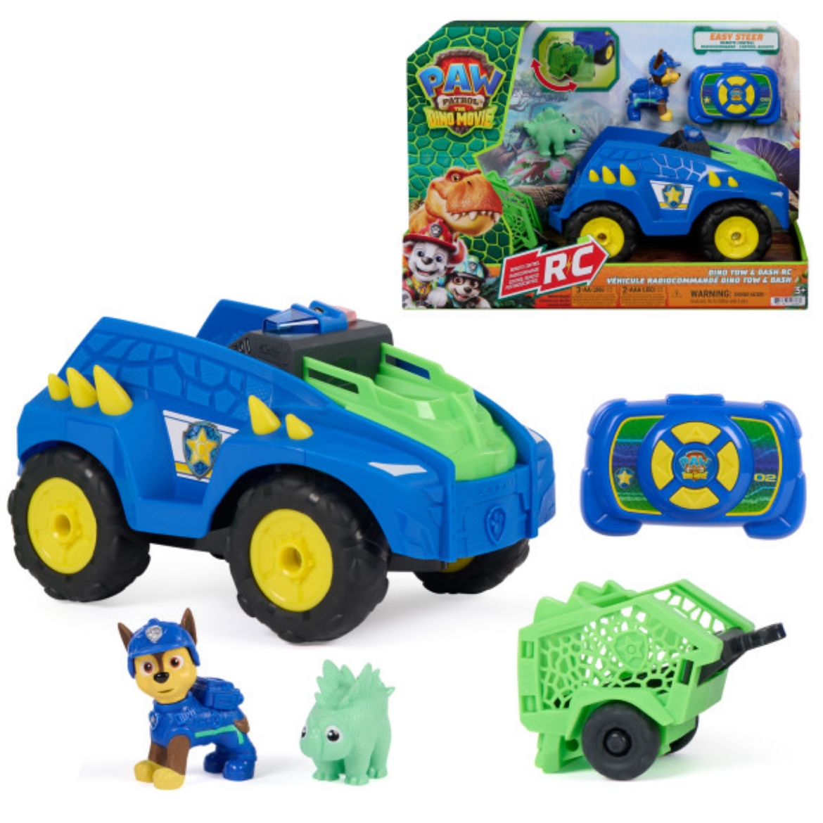 Picture of PAW Patrol The Dino Movie - Dino Tow & Dash Radio Control