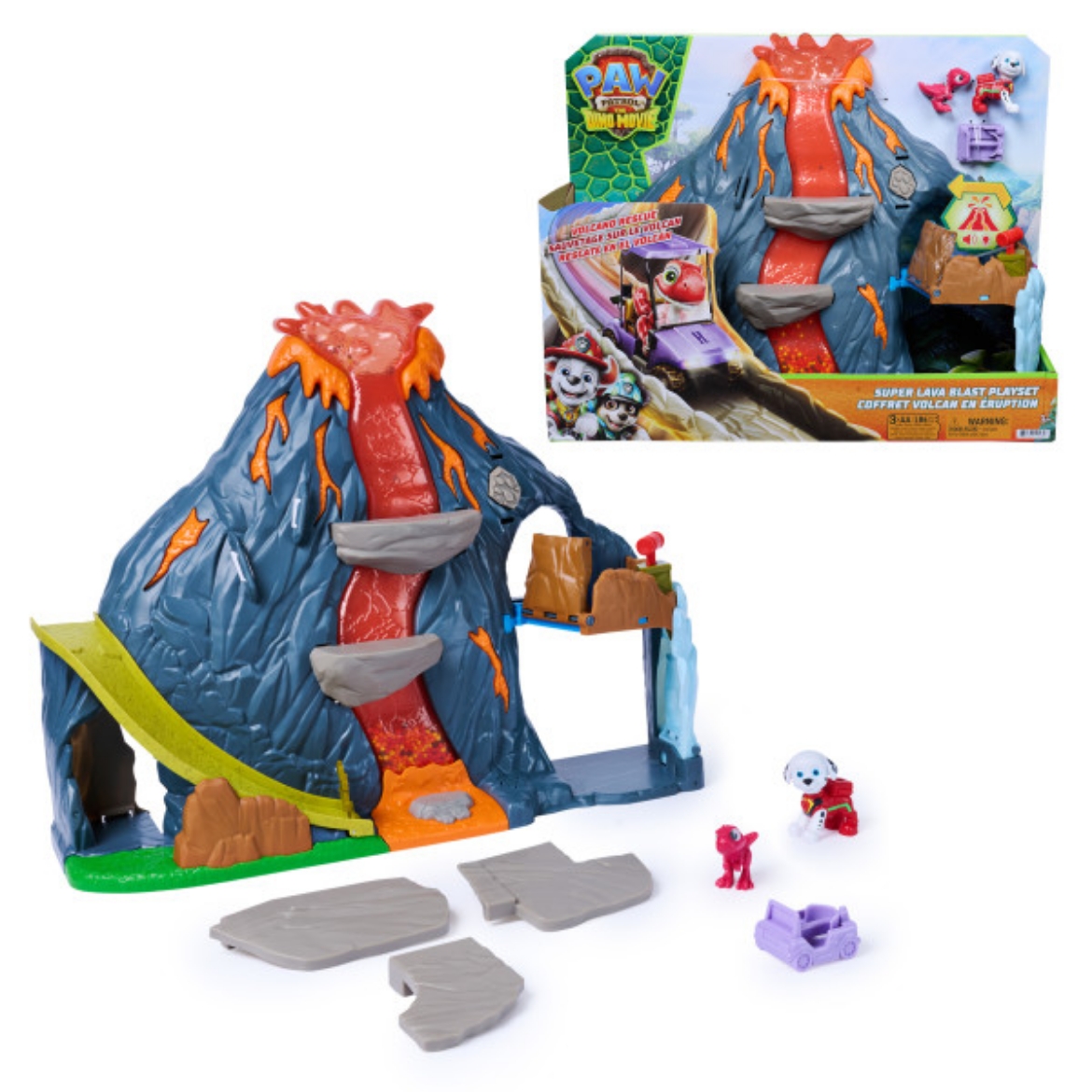 Picture of PAW Patrol The Dino Movie - Super Lava Blast Playset