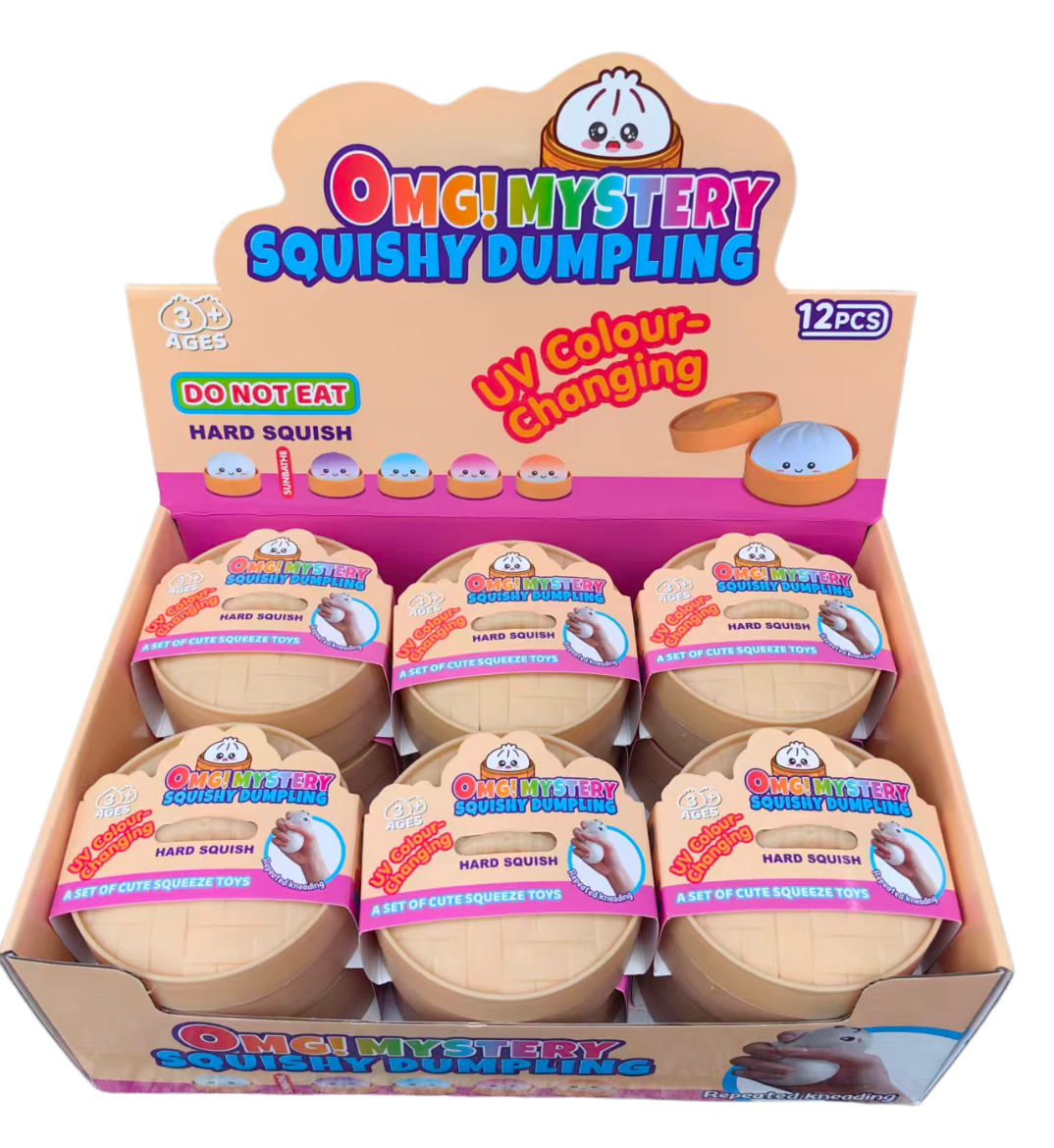 Picture of Squishy Mystery UV Colour Change Dumpling assorted ( ONLY SOLD in Display of 12 )