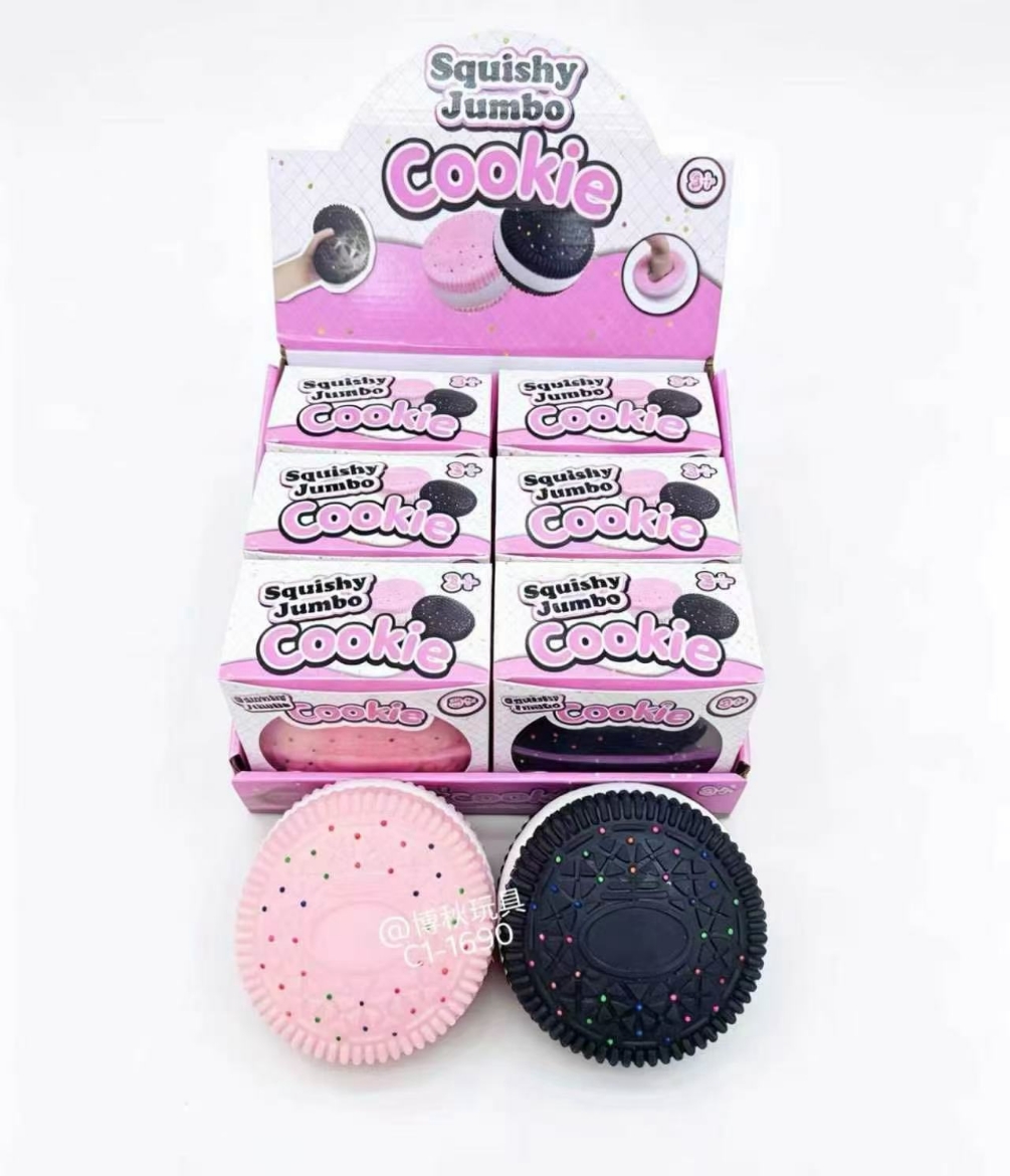 Picture of Squishy Jumbo Cookie assorted ( ONLY SOLD in Display of 6 )