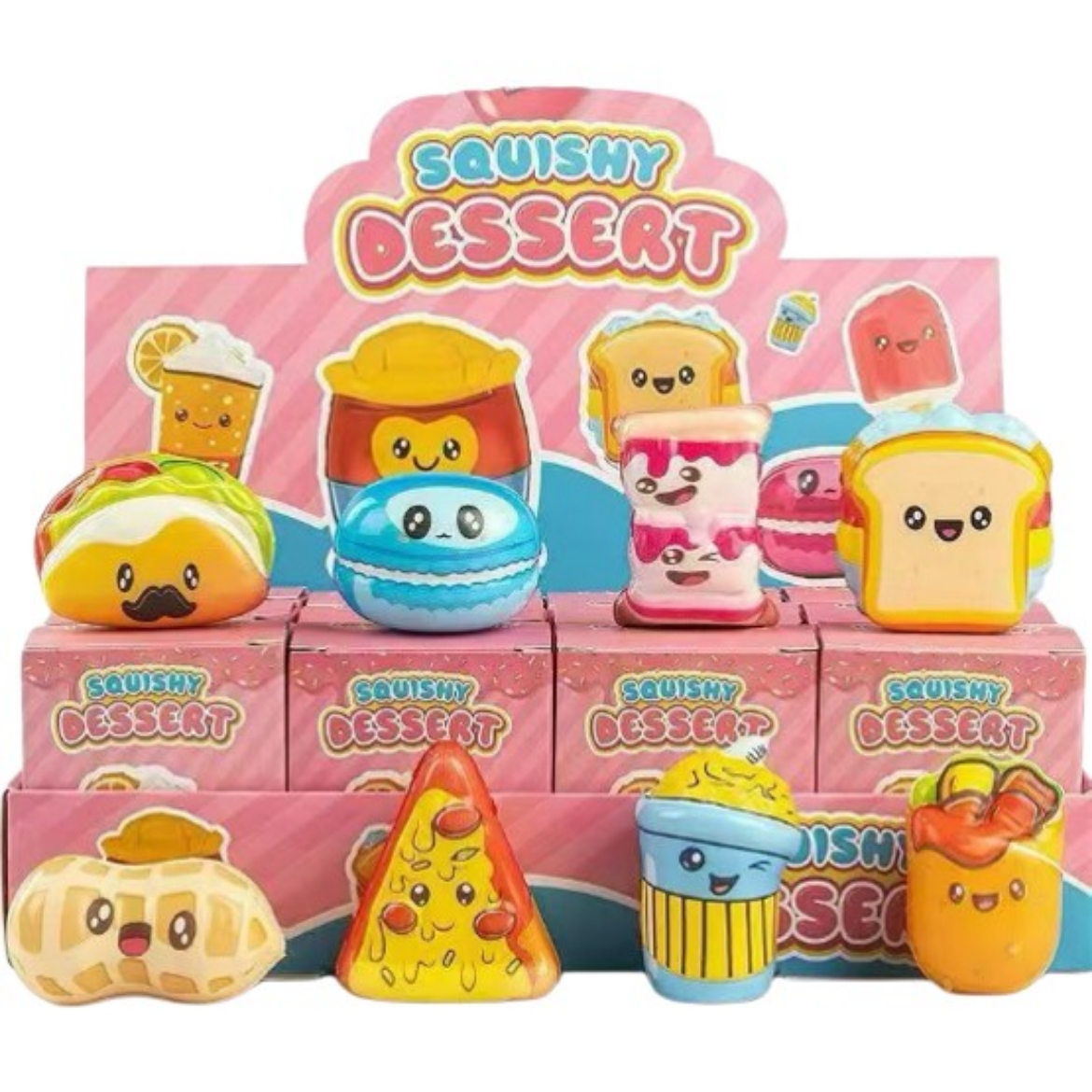 Picture of Squishy Blind Box Food Family assorted ( ONLY SOLD in Display of 12 )