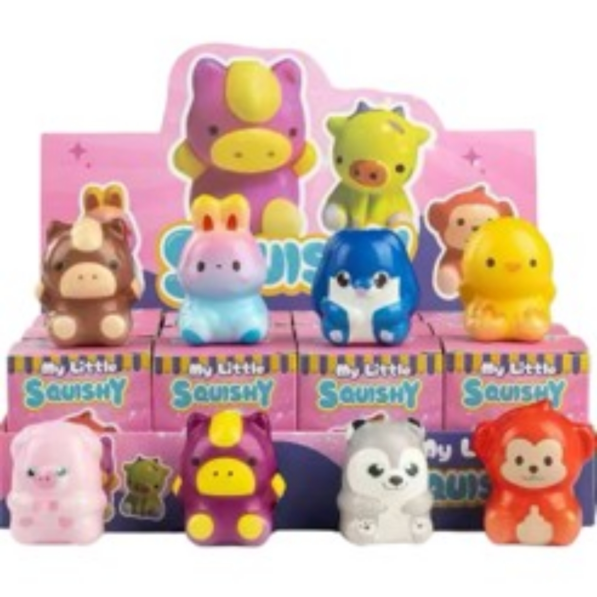 Picture of Squishy Blind Box Animal Family assorted ( ONLY SOLD in Display of 12 )