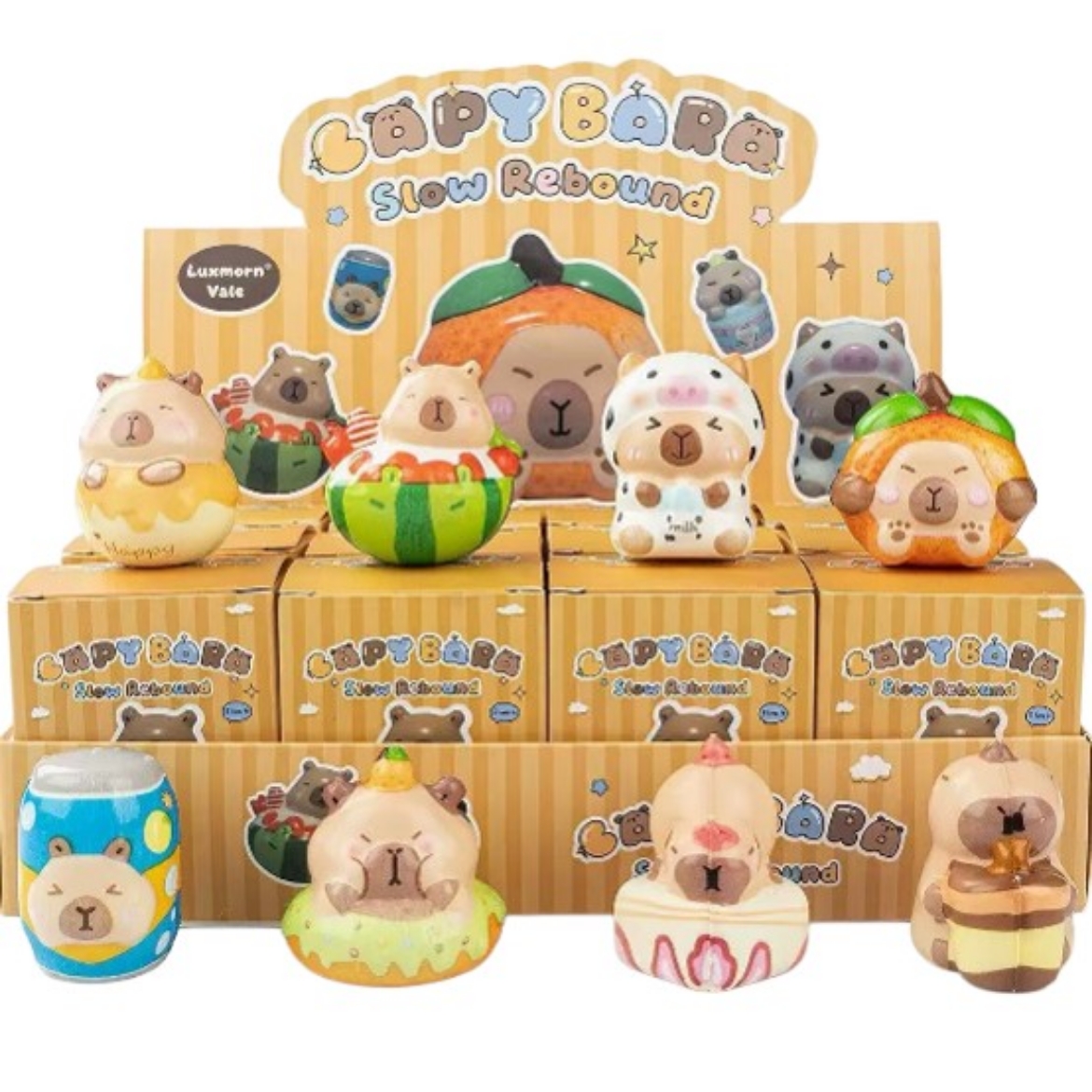 Picture of Squishy Blind Box Capybarra Family assorted ( ONLY SOLD in Display of 12 )