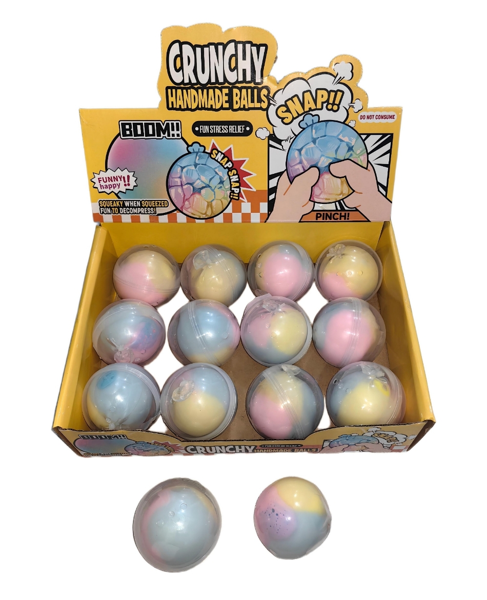 Picture of Squishy Wax Cracking Crispy Rainbow Ball ( ONLY SOLD in Display of 12 )