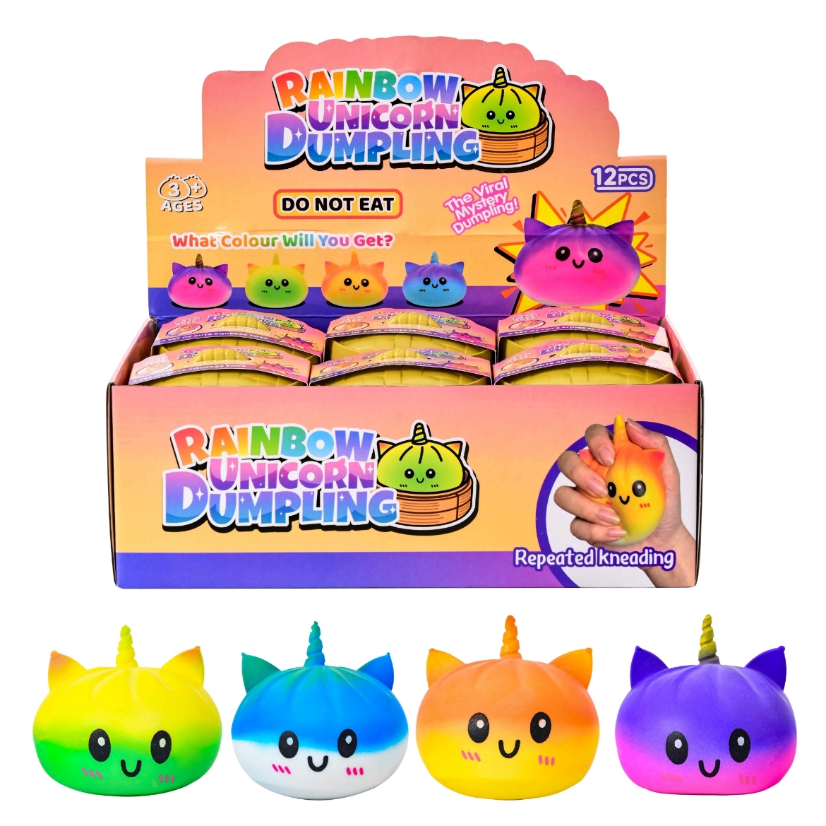 Picture of Squishy Mystery Unicorn Dumpling assorted ( ONLY SOLD in Display of 12 )